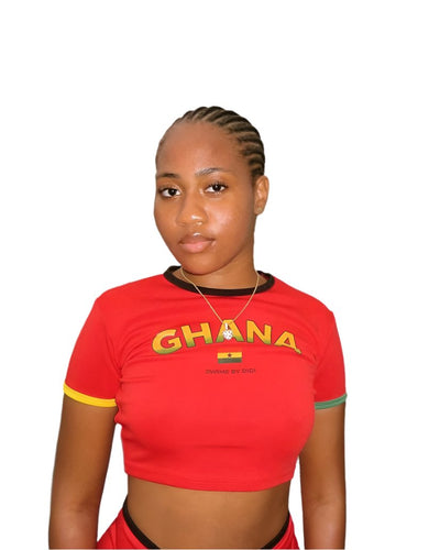 THE 'GHANA GIRL' ESSENTIAL (CROP TOP)