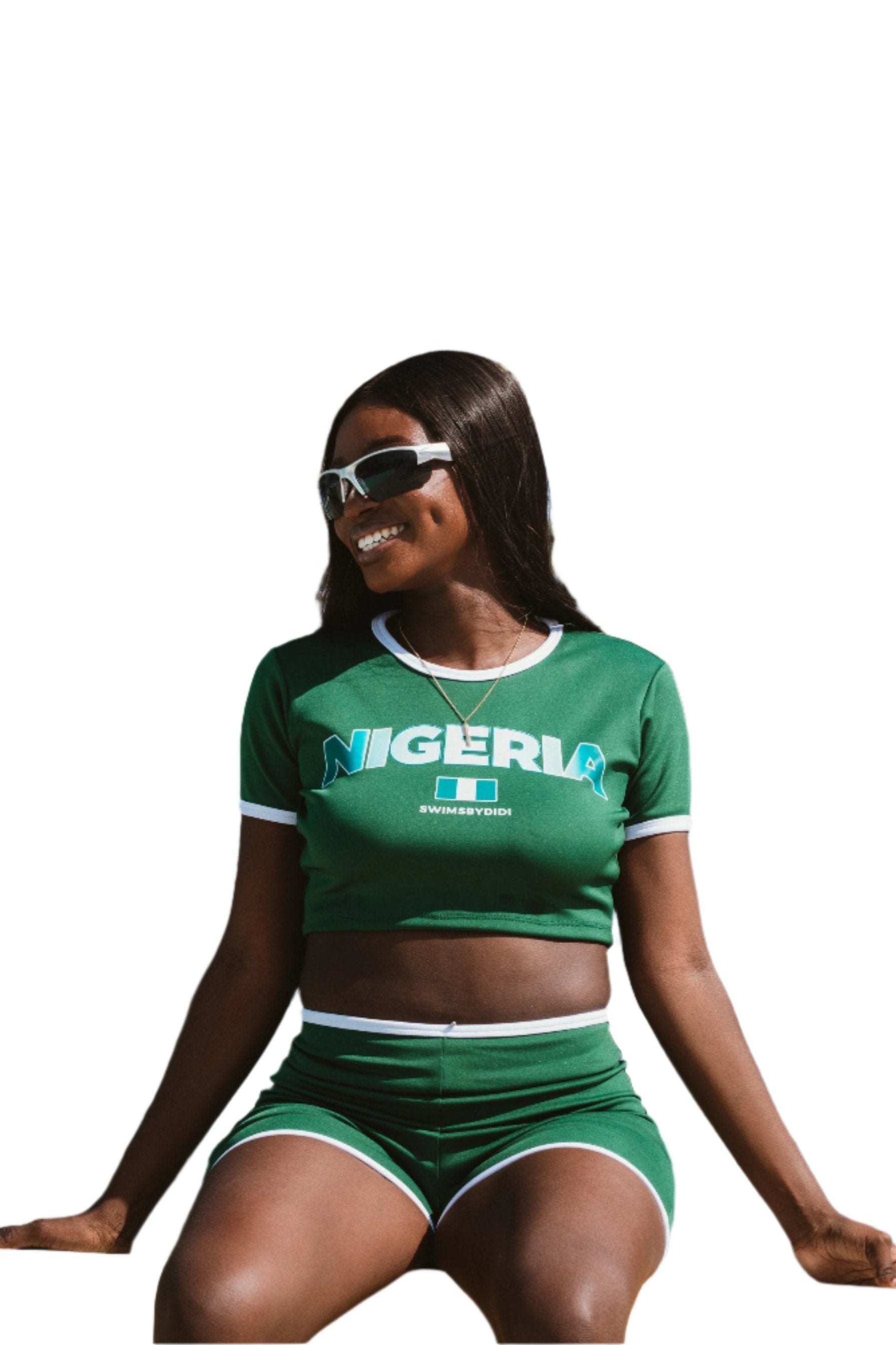 Nigeria Crop Top for Women – Celebrate Nigerian culture in style with this size-inclusive, custom-made crop top. Ideal for casual outings and a perfect fit for any body typ