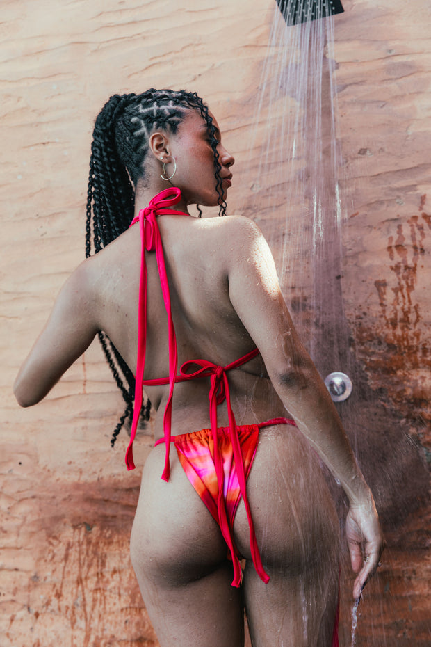 Sunset-Inspired Soleil Dikini with Adjustable Strings – Perfect for Every Body Type